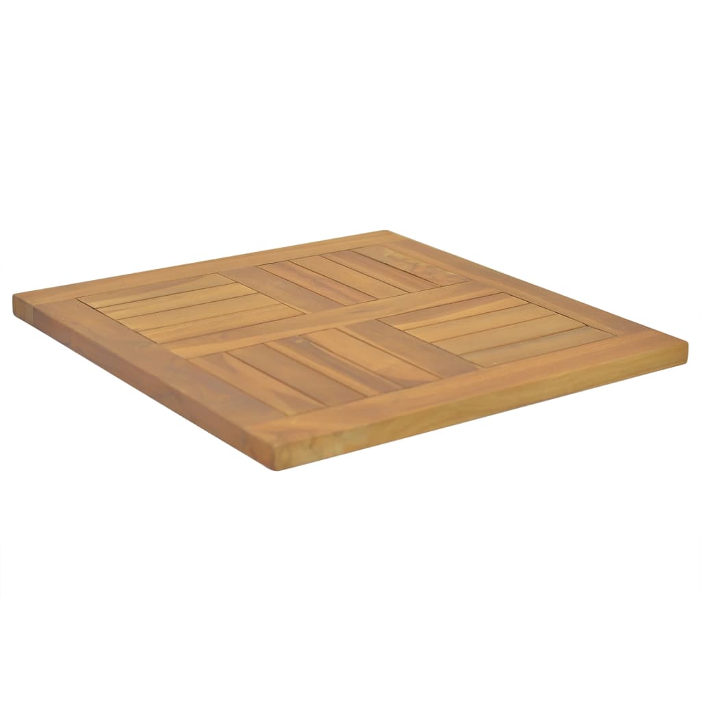 SQUARE TABLE BOARD 50x50x2.5 cm Silk Wooden