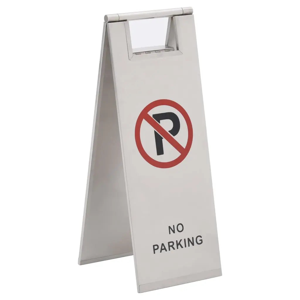 Vetonek Señal de parking plegable acero inoxidable