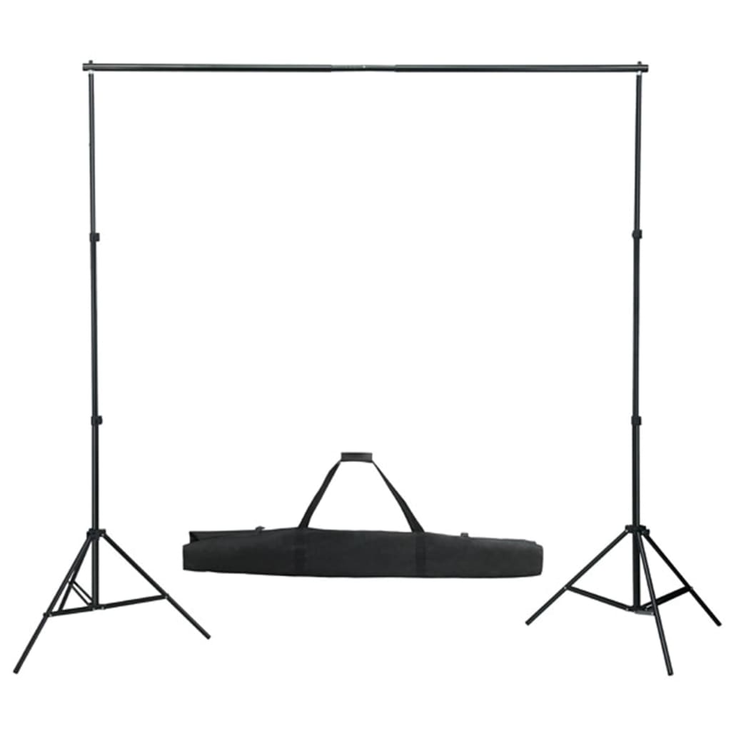 Kit de estudio fotográfico con luces softbox, fondo y reflector vidaXL