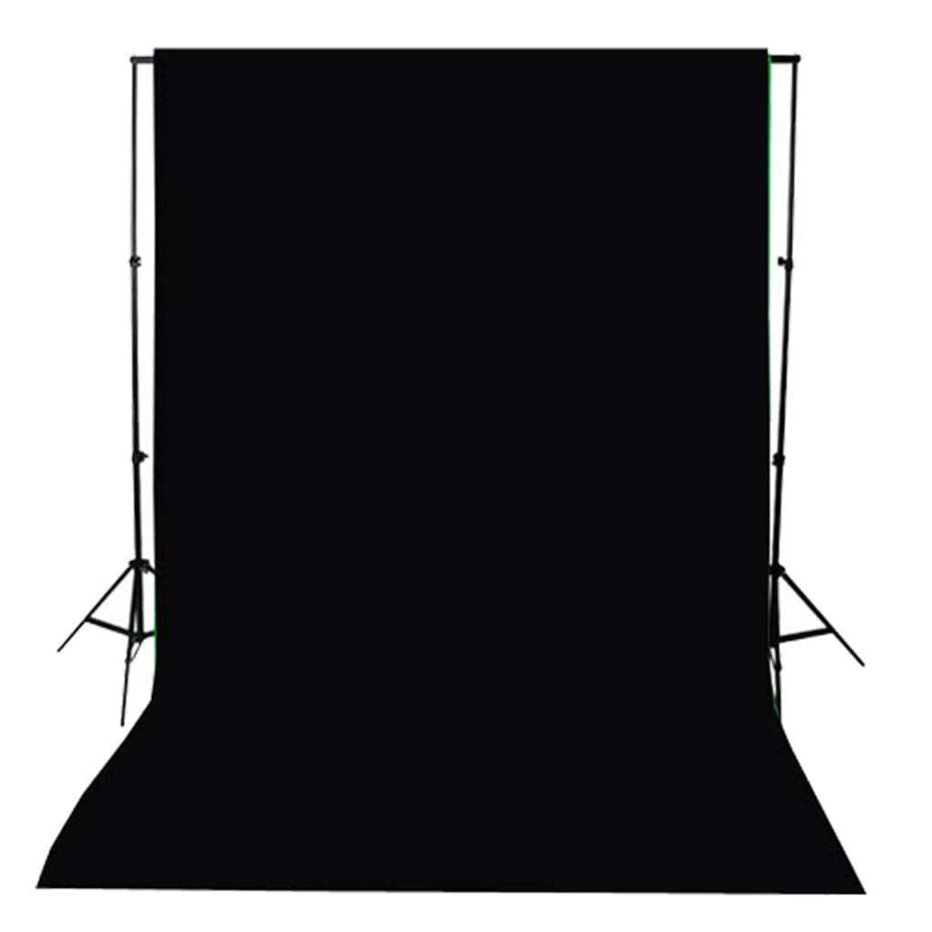 Kit de estudio fotográfico con luces softbox, fondo y reflector vidaXL