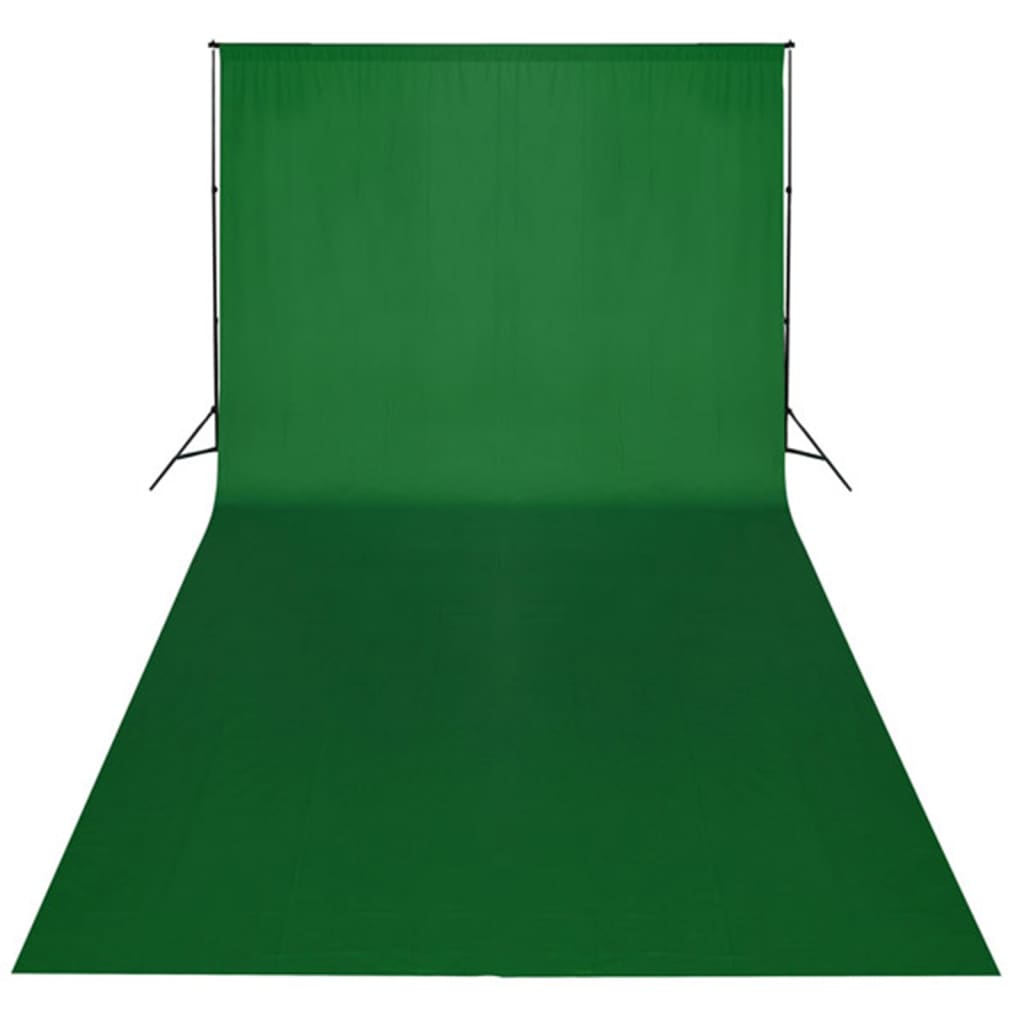 Kit de estudio fotográfico con lámparas, fondo y reflector vidaXL