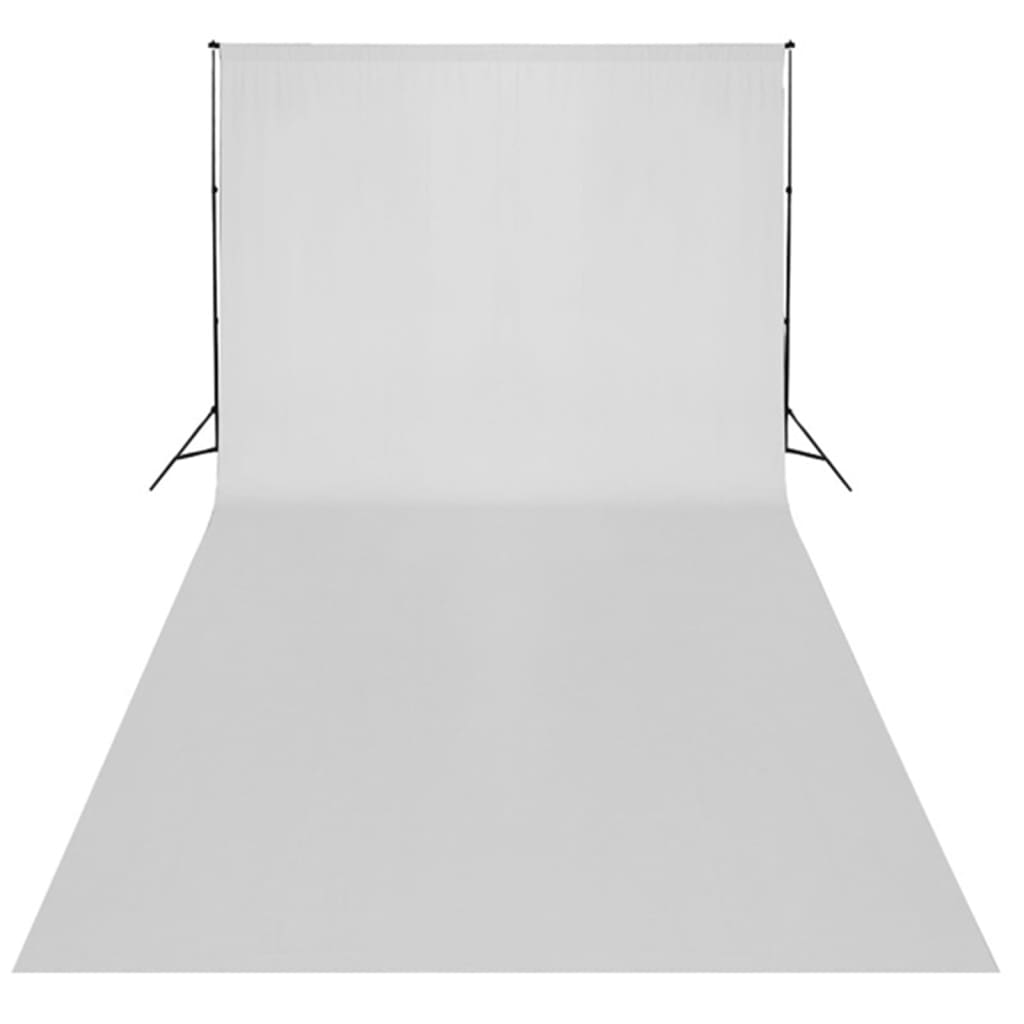 Kit de estudio fotográfico con lámparas, fondo y reflector vidaXL