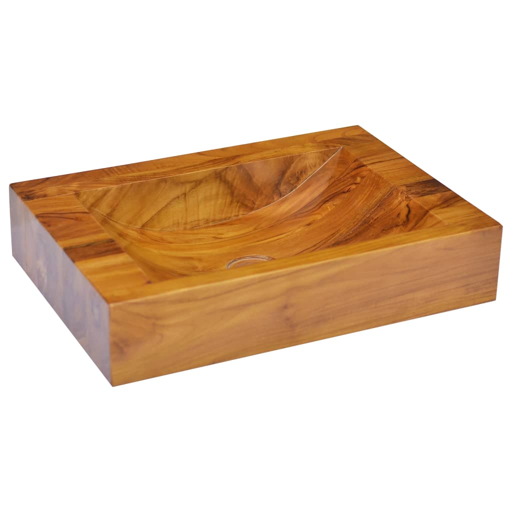 50x35x10 cm solid wood wood sink