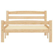 Estructura de cama sin colchón madera maciza de pino 90x200 cm v7289 - Vetonek