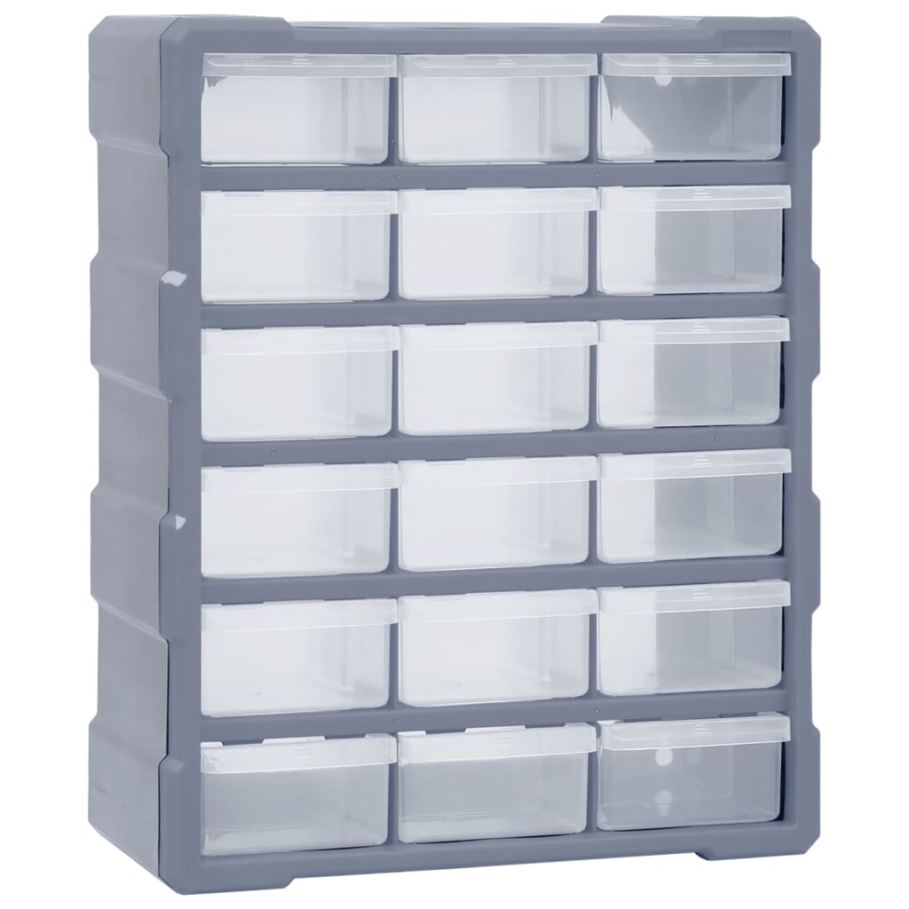 Vetonek Organizador multicajones con 18 cajones intermedios 38x16x47 cm