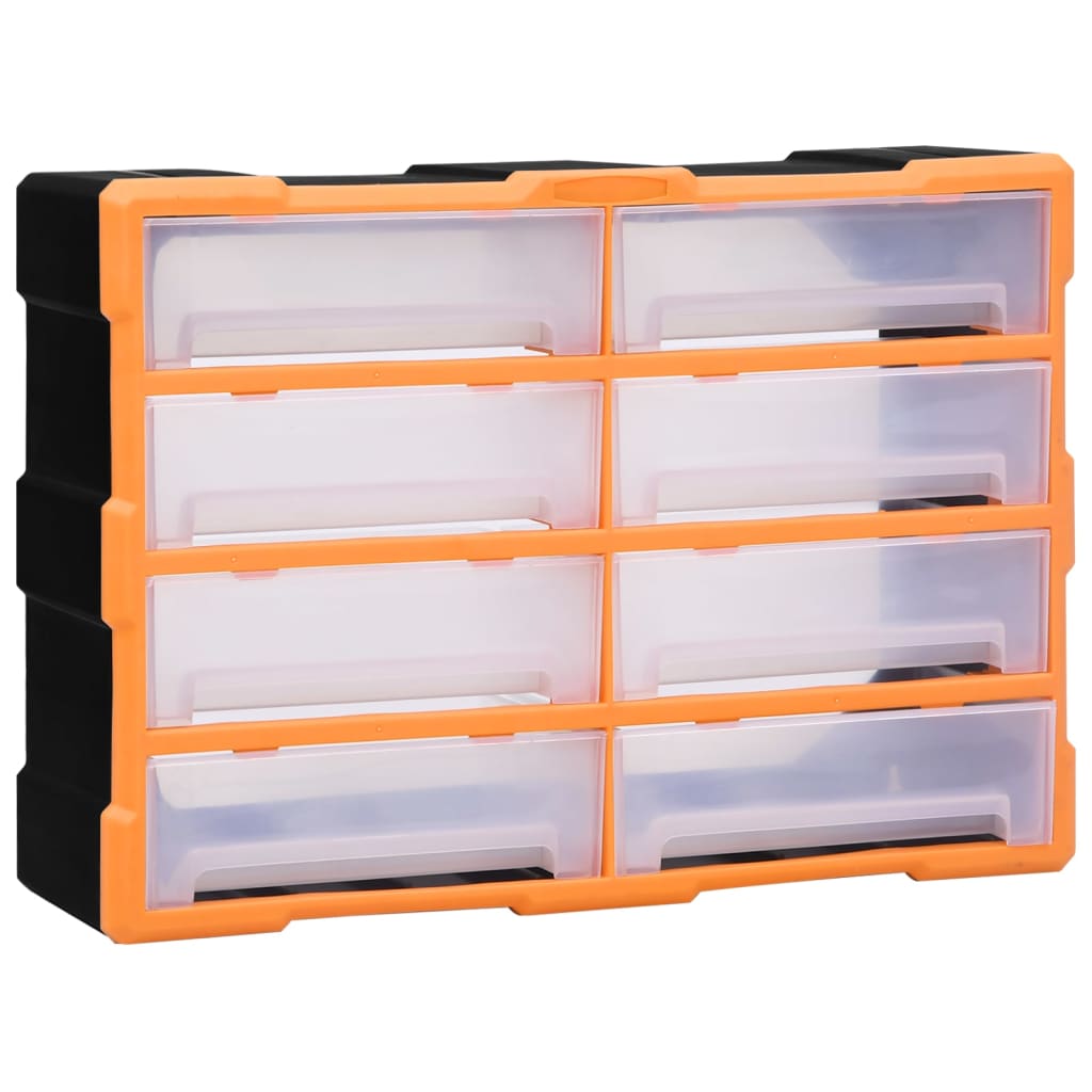 Vetonek Organizador multicajones con 8 cajones grandes 52x16x37 cm