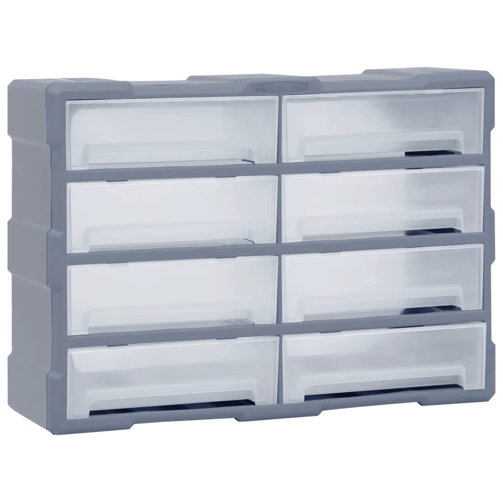 Vetonek Organizador multicajones con 8 cajones grandes 52x16x37 cm