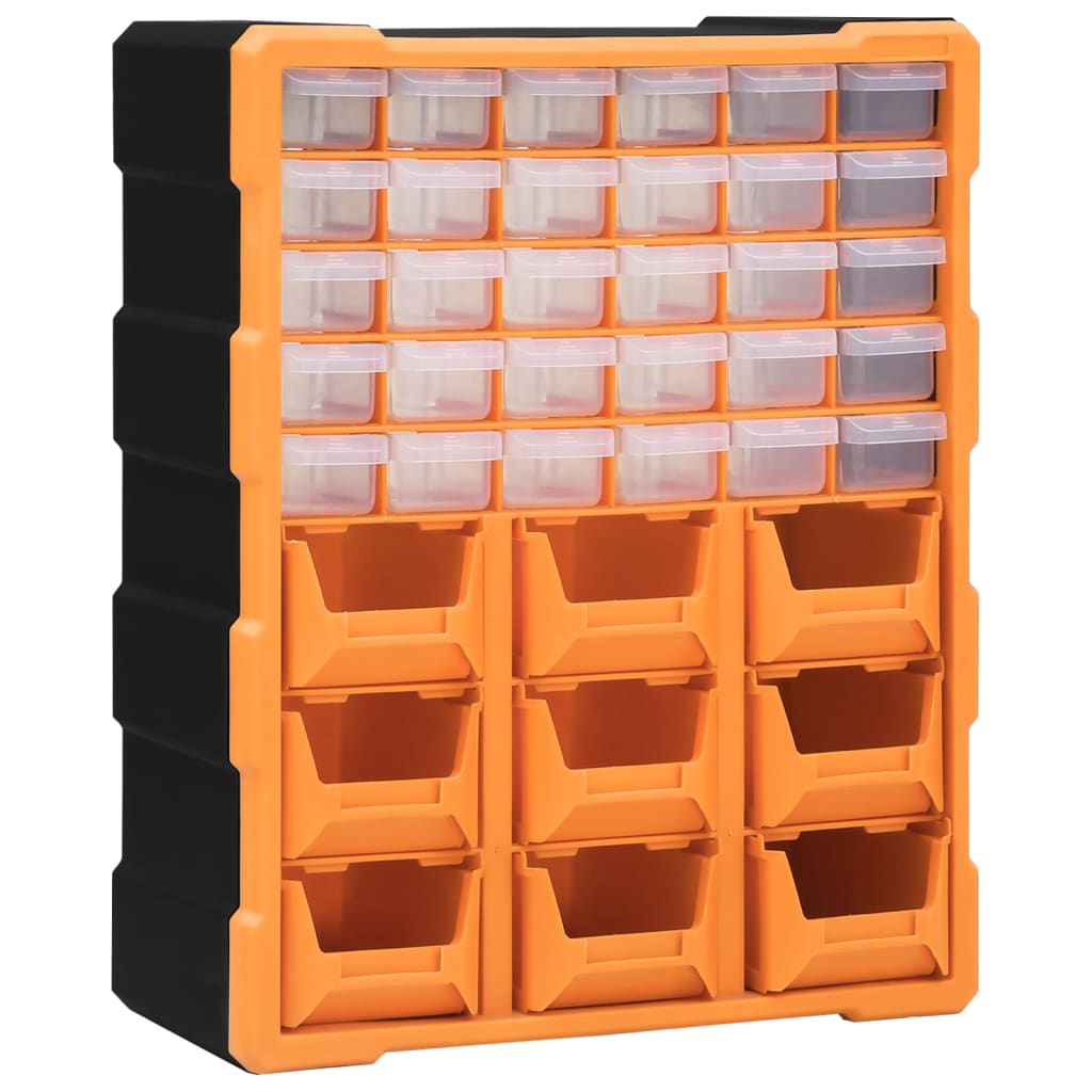 Vetonek Organizador multicajones con 39 cajones 38x16x47 cm