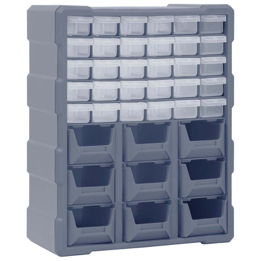 Vetonek Organizador multicajones con 39 cajones 38x16x47 cm