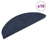 Tapis d'escalier autocollants 10 pcs bleu 56x17x3 cm V7913 Vetonek
