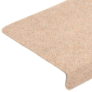 Tapis d'escalier 5 unités marron 65x21x4 cm V8286 Vetonek