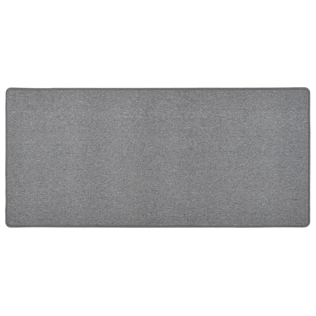 Vetonek Alfombra de pasillo gris oscuro 80x150 cm