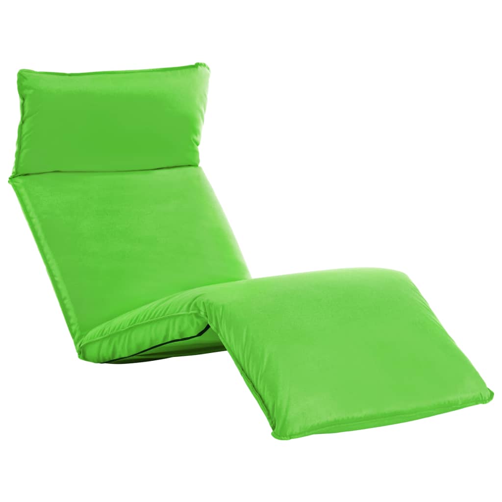 Vetonek Tumbona plegable de tela Oxford verde