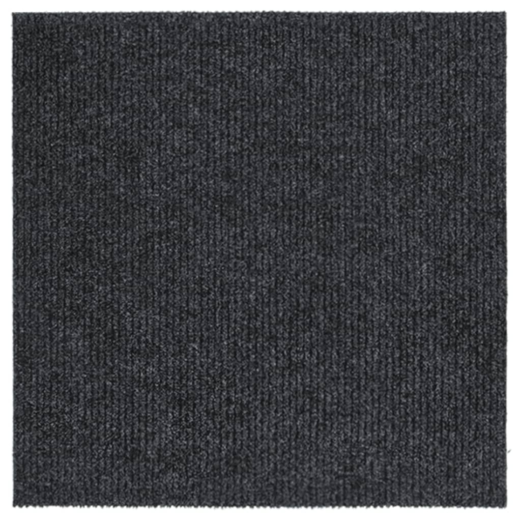 Alfombra de pasillo atrapa suciedad 100x100 cm gris antracita