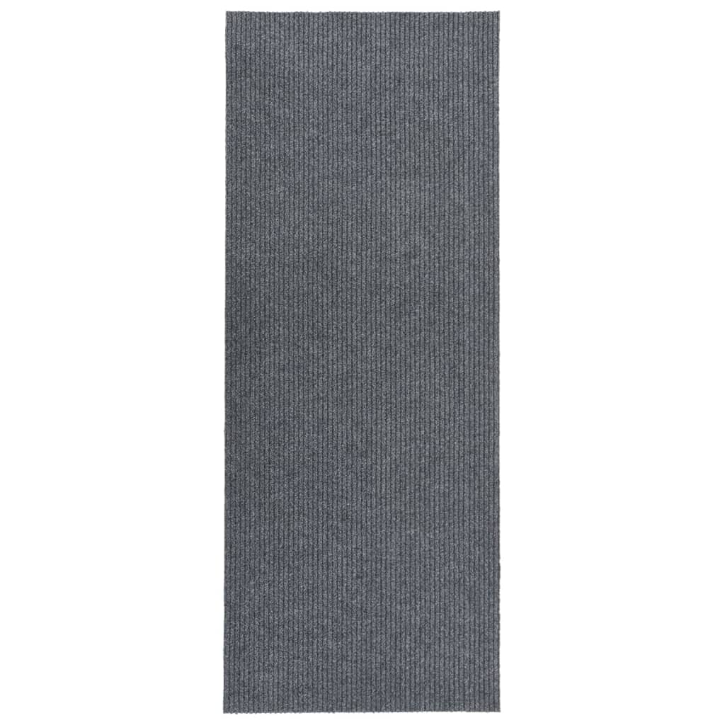 Alfombra de pasillo atrapa suciedad 100x300 cm gris