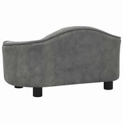 Gray plush dog sofa 67x47x36 cm V1391 Vetonek
