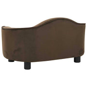 Brown plush dog sofa 67x47x36 cm V1407 Vetonek