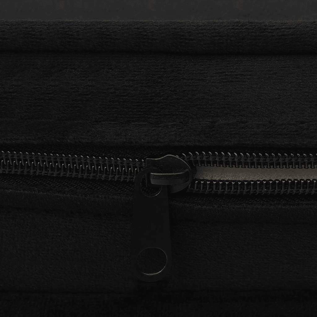 Black plush dog sofa 67x47x36 cm V1414 Vetonek