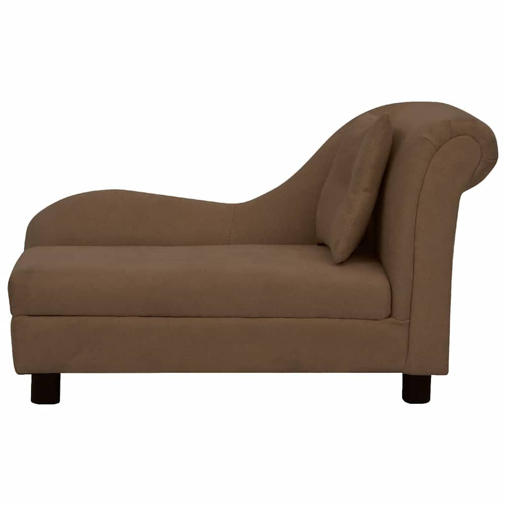 Dog sofa with pelpa brown pillow 83x44x44 cm