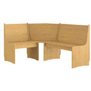 REINE corner bench solid pine wood honey brown 151 cm V3036 Vetonek