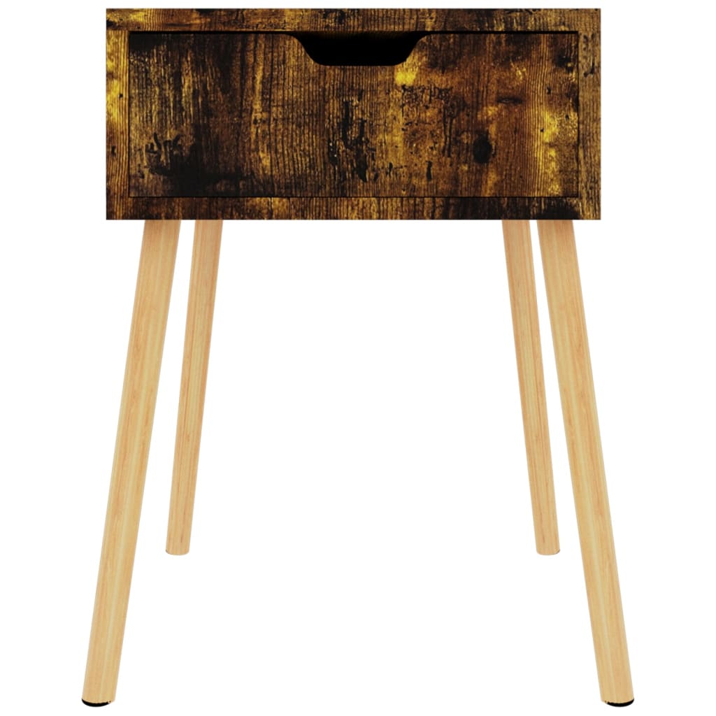 Mesa de cabeceira noturna Ahumado Oak Engine 40x40x56 cm