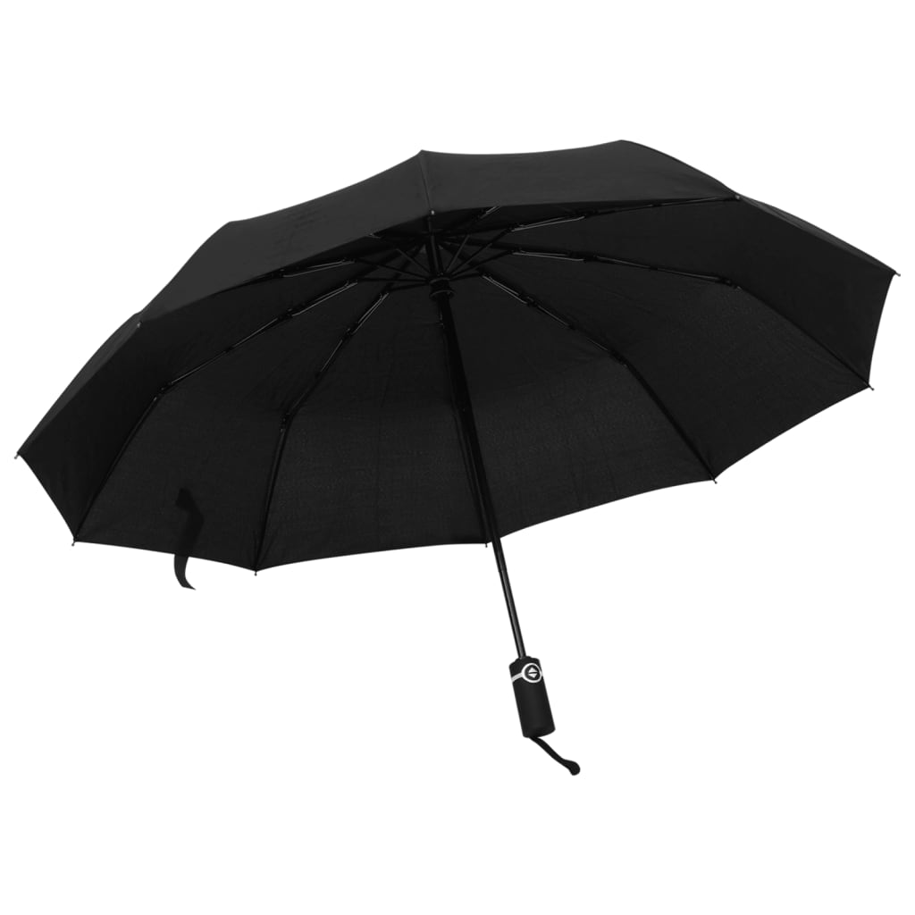 Vetonek Paraguas plegable automático negro 104 cm