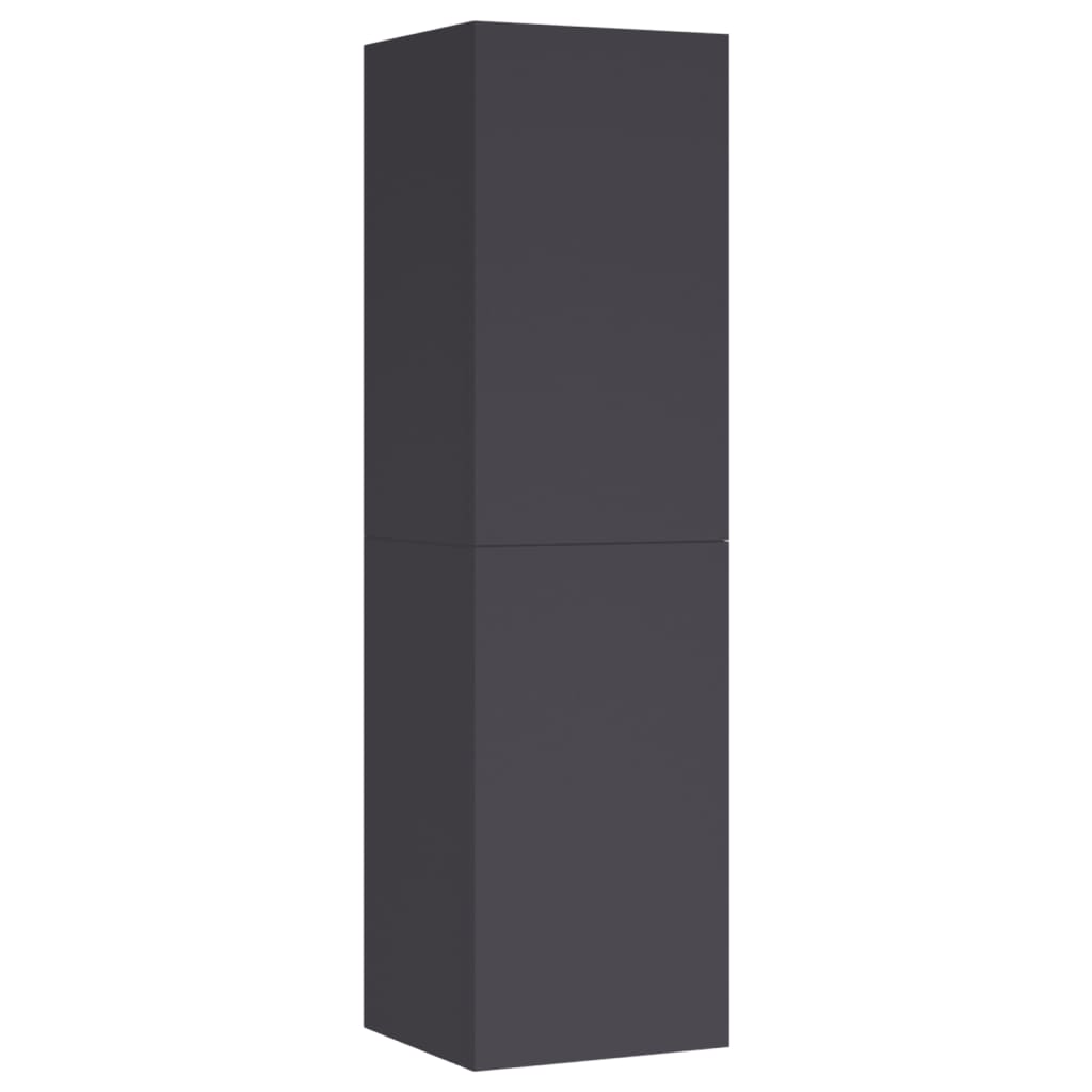 Móveis de TV 2 UDs Cinza madeira 30,5x30x110 cm