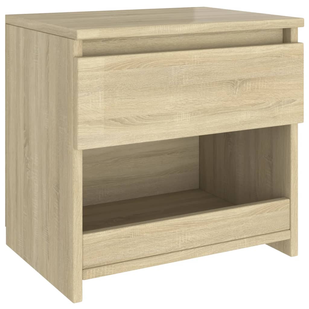 Mesitas de noche 2 uds madera roble 40x30x39 cm vidaXL