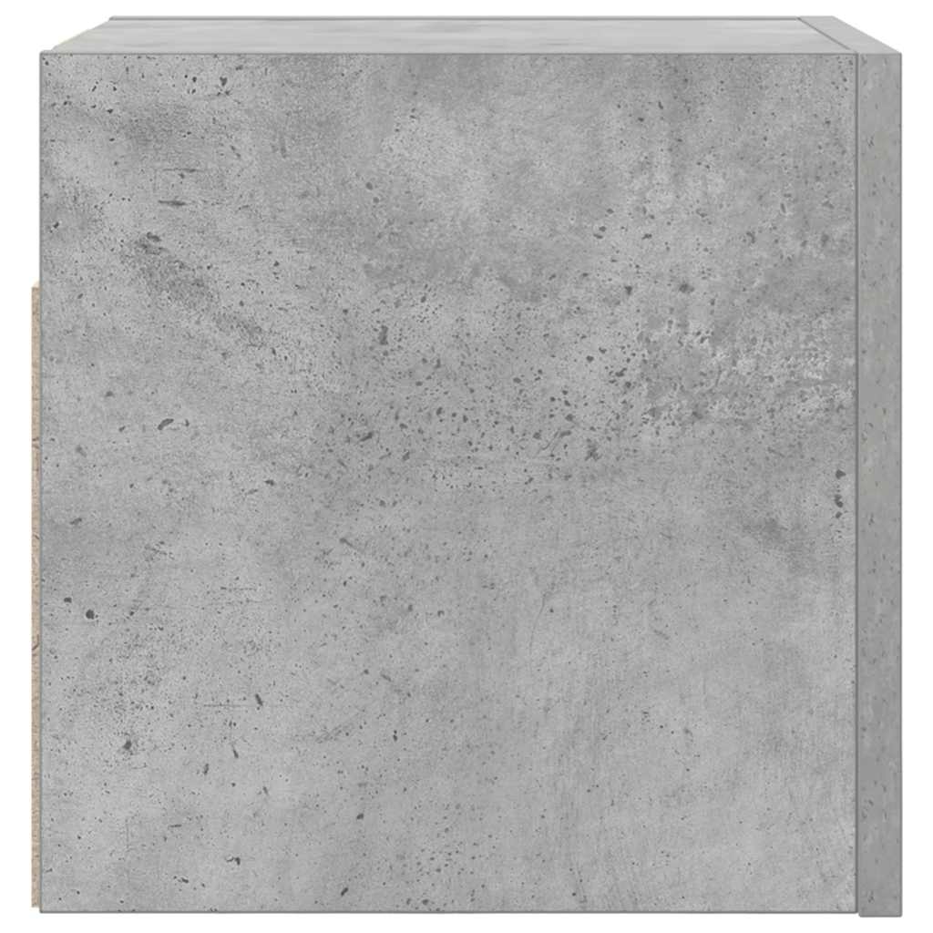 Muebles de salón de pared 2 uds gris hormigón 30,5x30x30 cm vidaXL