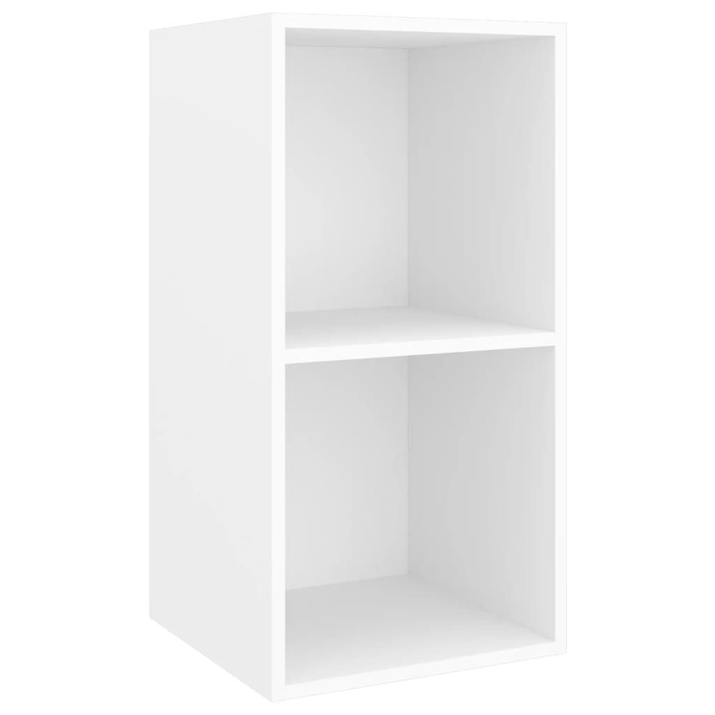 Mueble de pared para TV madera blanco 37x37x72 cm vidaXL