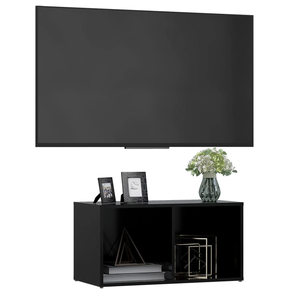 Mobili TV Black Wood 72x35x36.5 cm