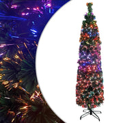 Árbol navidad estrecho artificial soporte fibra óptica 120 cm v1757 Vetonek