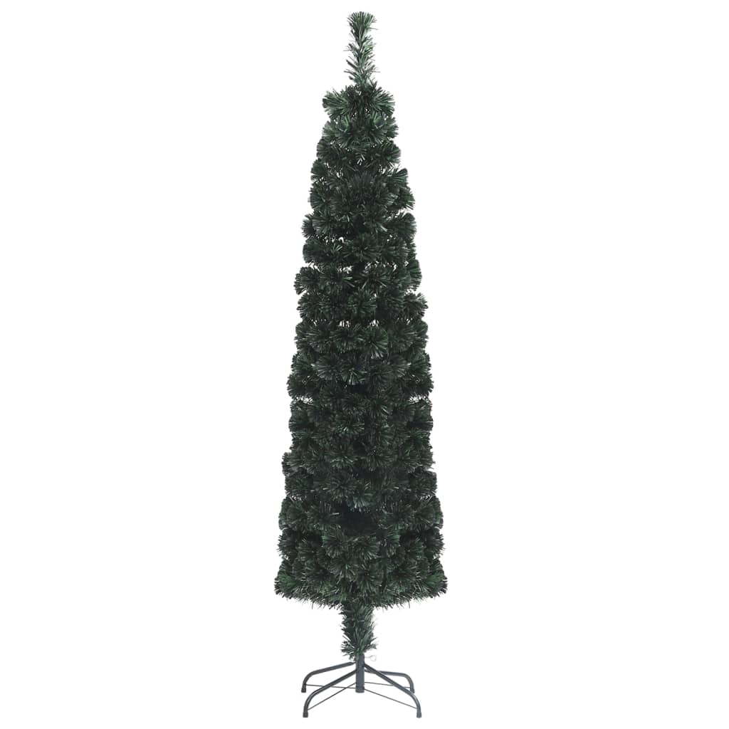 Árbol navidad estrecho artificial soporte fibra óptica 120 cm v1757 Vetonek