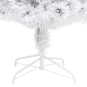 Árbol de navidad artificial con luces fibra óptica blanco 120cm v1818 Vetonek