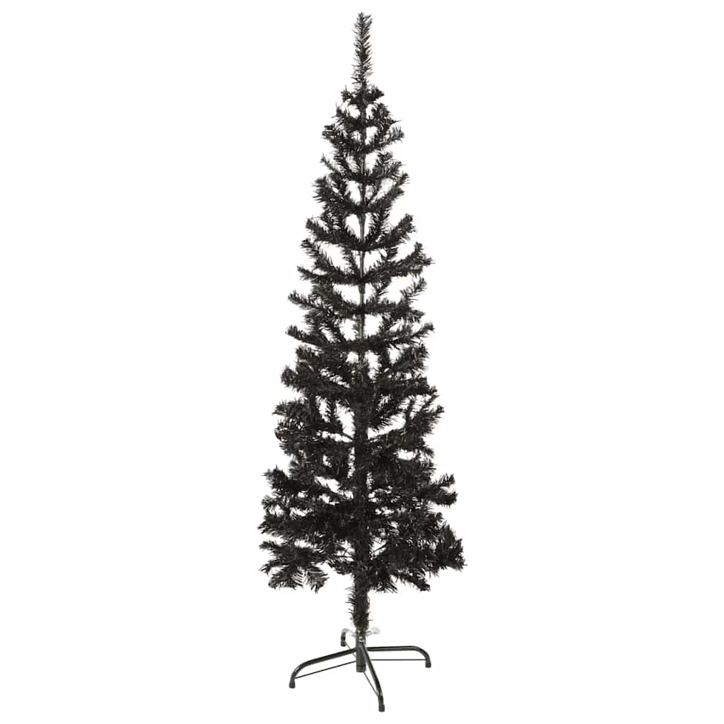 Árbol de navidad delgado negro 150 cm v3744 Vetonek