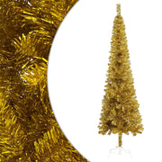 Árbol de navidad delgado dorado 120 cm v3881 Vetonek