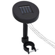 Cenador doble techo y tira luz LED gris taupe 3x3x2,7m 180 g/m² - Vetonek