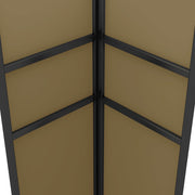 Cenador doble techo y tira luz LED gris taupe 3x3x2,7m 180 g/m² - Vetonek