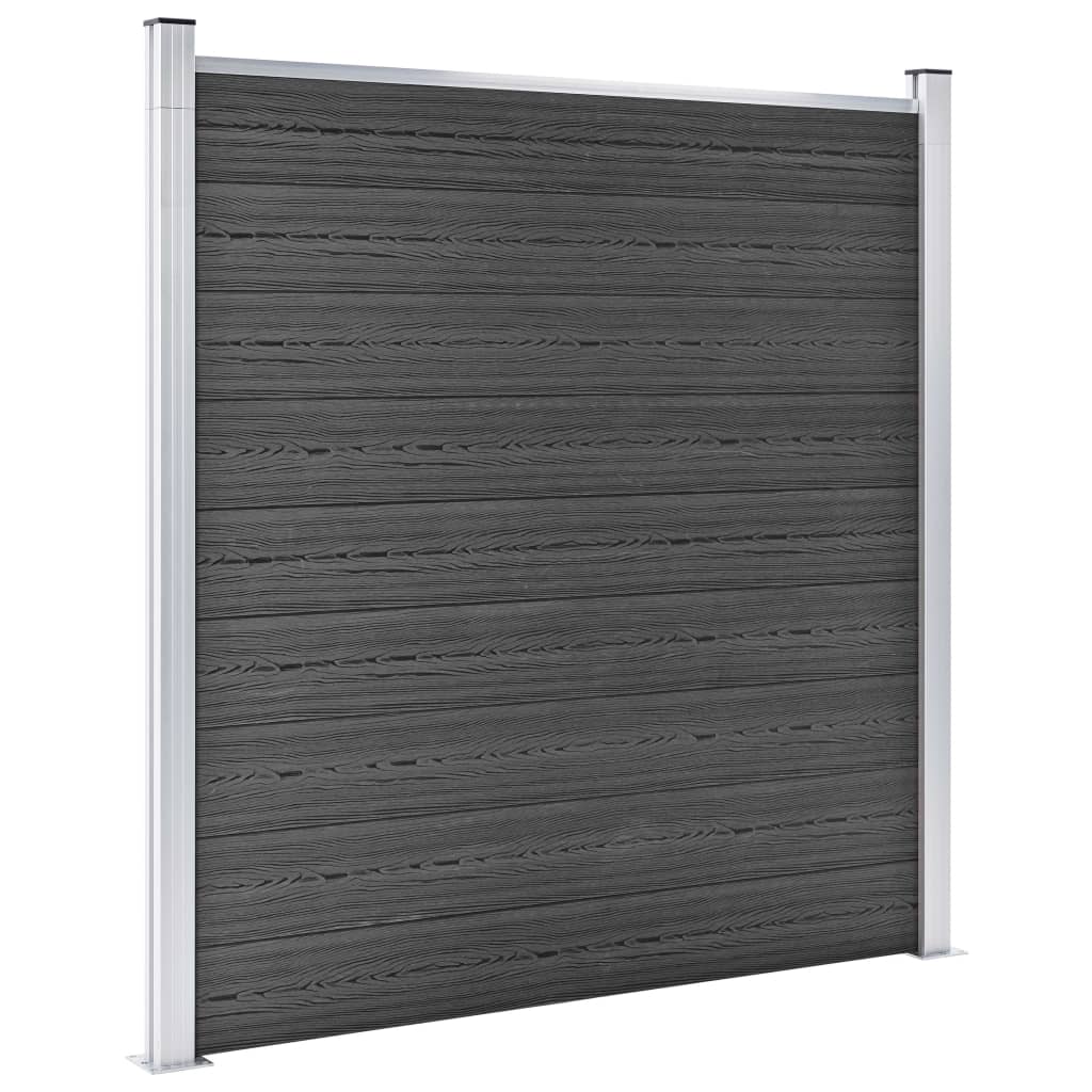 Black Valla WPC Painel Conjunto 1830x (105-186) CM