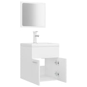 Conjunto de muebles de baño madera blanco - Vetonek