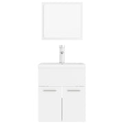 Conjunto de muebles de baño madera blanco - Vetonek