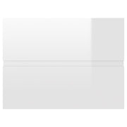 Mueble con lavabo madera de ingeniería blanco brillo V7864 Vetonek