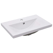 Mueble con lavabo madera de ingeniería blanco brillo V7864 Vetonek