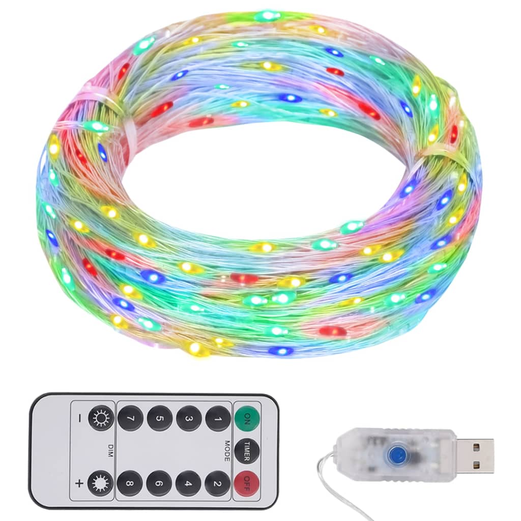 Vetonek Tira de luces LED con 150 LED PVC multicolor 15 m