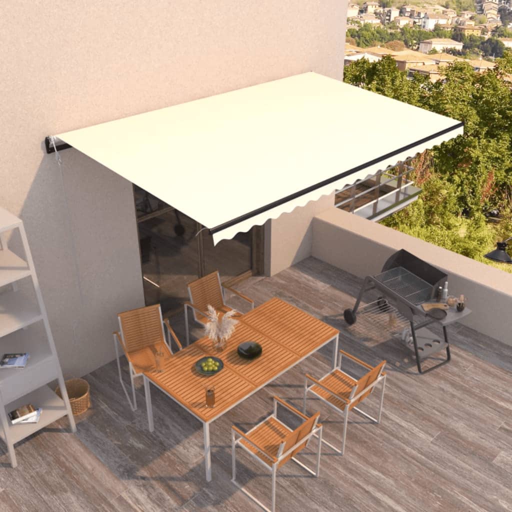 Vetonek Toldo retráctil automático crema 500x300 cm