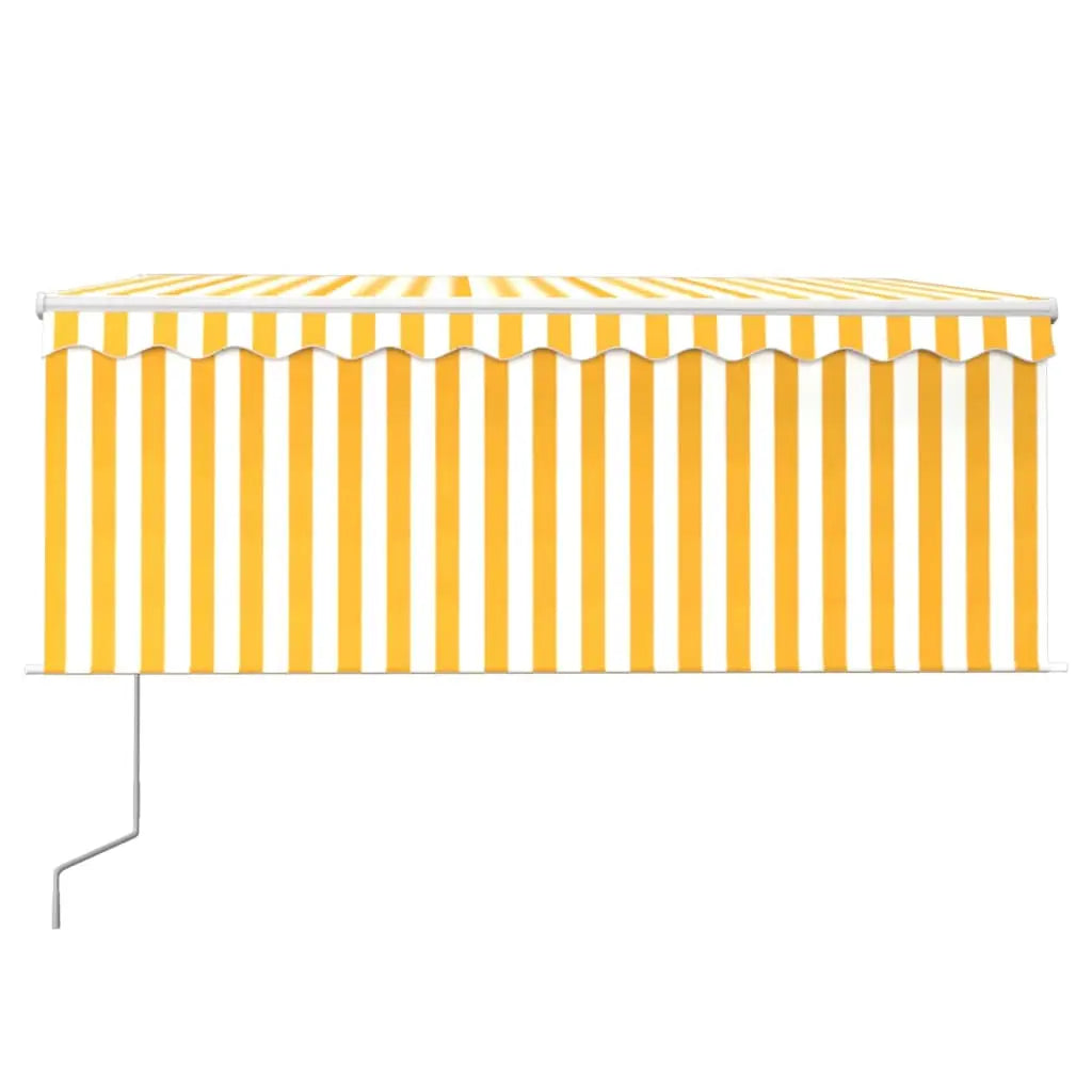Automatic awning blind, LED and yellow/white sensor 3x2.5 m V5974 Vetonek