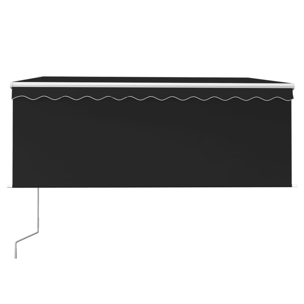 Automatic retractable awning with anthracite blind 3.5x2.5 m V6131 Vetonek