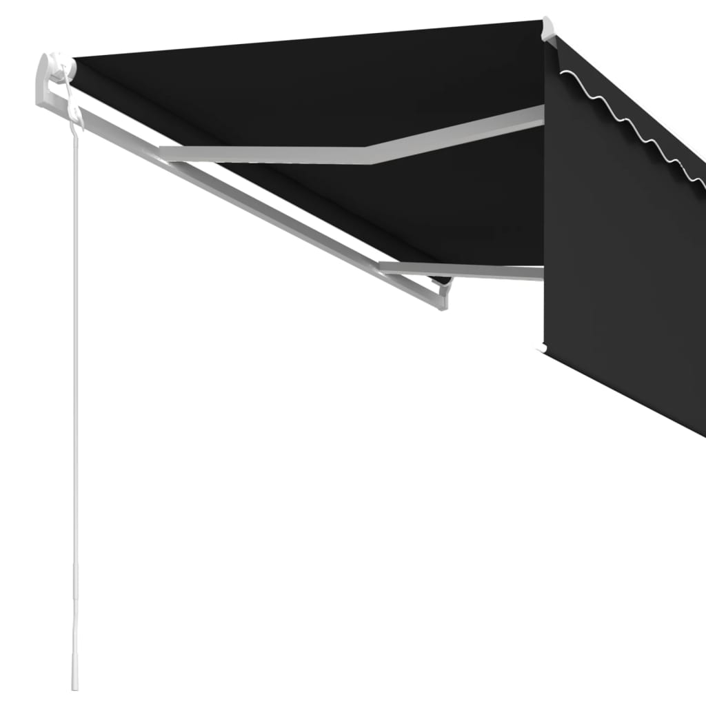 Automatic retractable awning with anthracite blind 3.5x2.5 m V6131 Vetonek