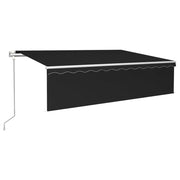 Toldo automático retráctil con persiana 6x3 m antracita V6933 Vetonek
