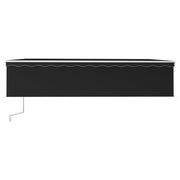Toldo automático retráctil con persiana 6x3 m antracita V6933 Vetonek